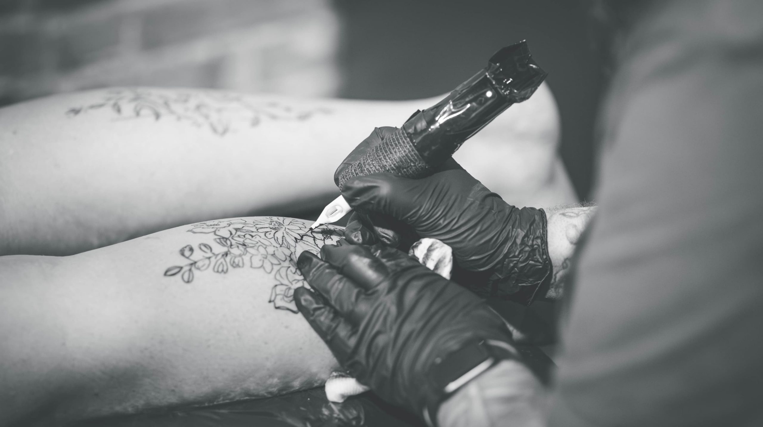 Mahrous Tattoo Studio artist at work